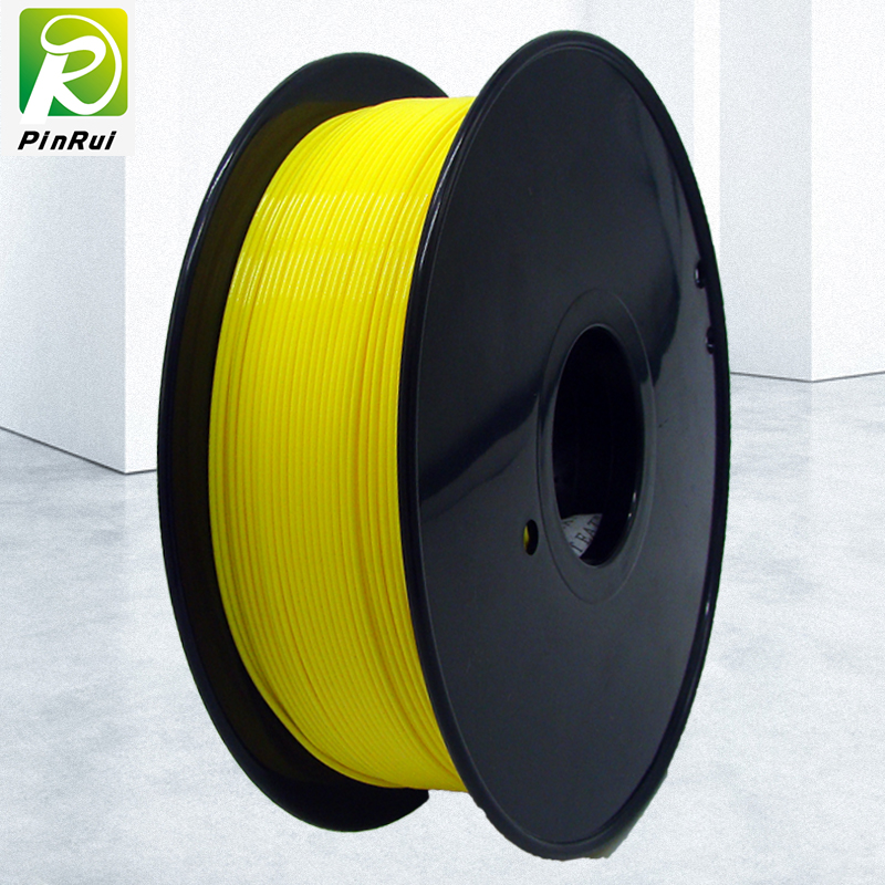 Pinrui Hoge kwaliteit 1kg 3D PLA-printer filament gele kleur