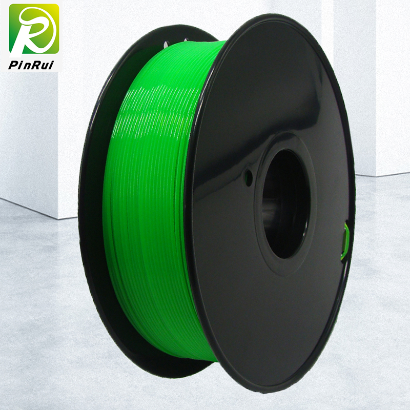 Pinrui Hoge kwaliteit 1kg 3D PLA-printer filament groene kleur
