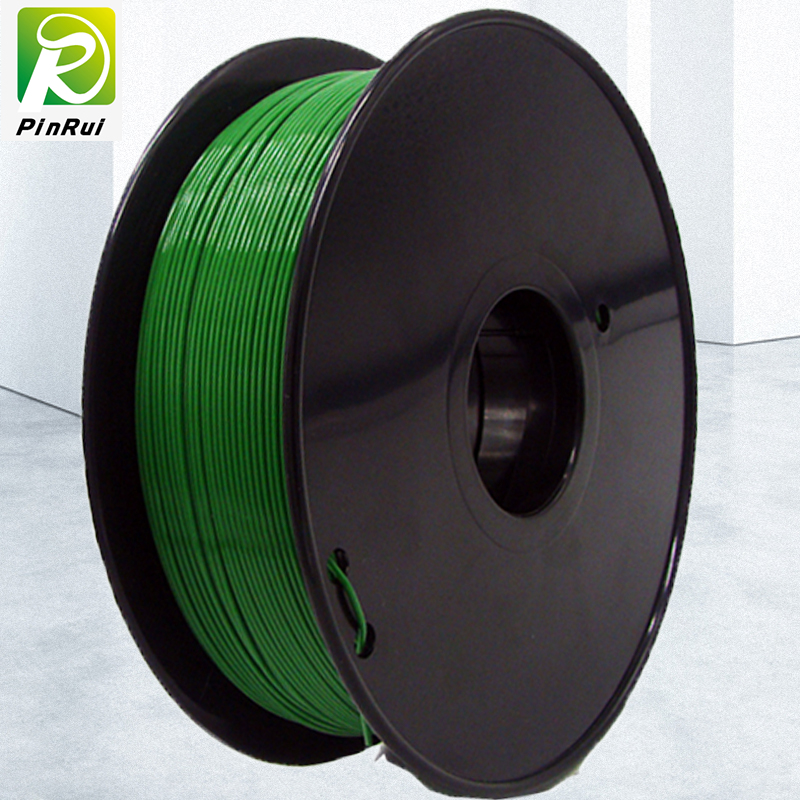 Pinrui Hoge kwaliteit 1kg 3D PLA-printer filament donkergroene kleur