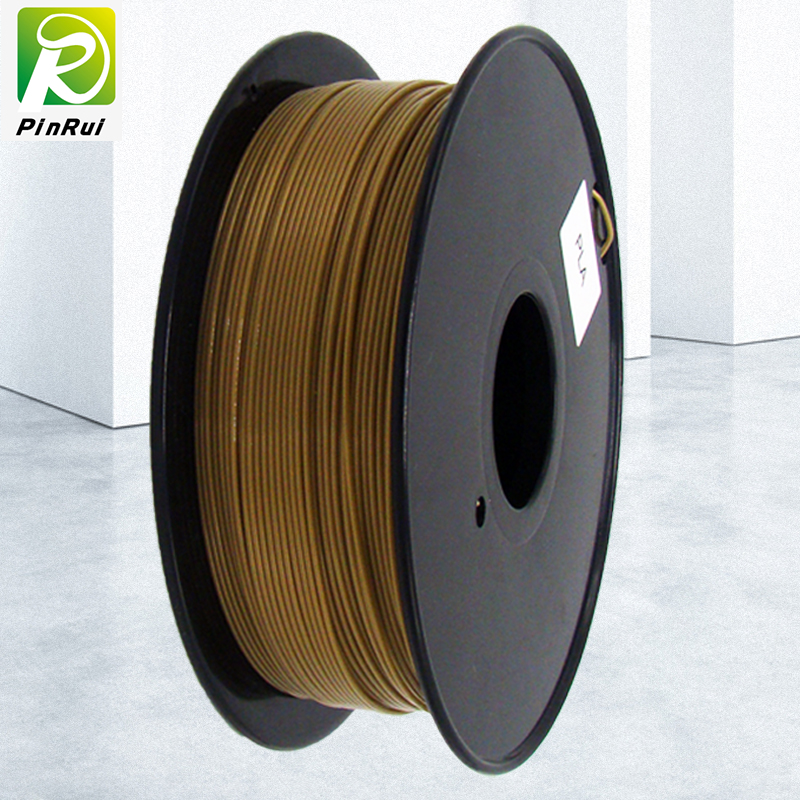 Pinrui Hoge kwaliteit 1kg 3D PLA-printer filament gouden kleur