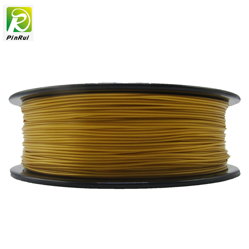 Pinrui Hoge kwaliteit 1kg 3D PLA-printer filament gele gouden kleur