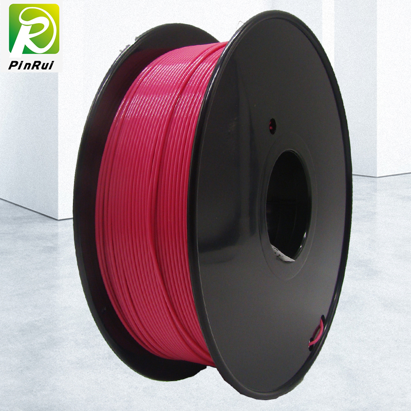 Pinrui Hoge kwaliteit 1kg 3D PLA-printer filament donkere rozecolor