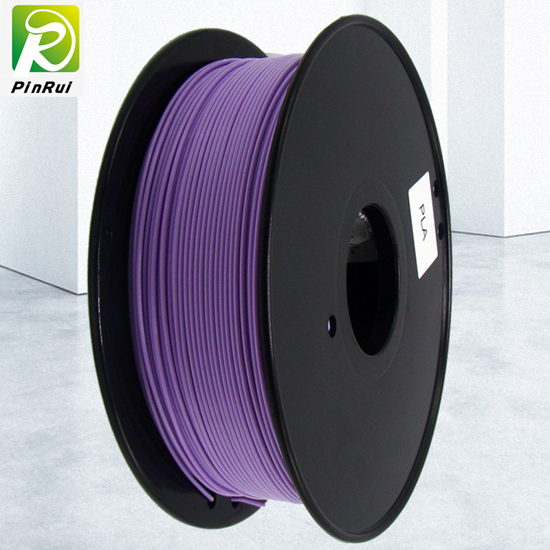 Pinrui Hoge kwaliteit 1kg 3D PLA-printer filament paars 9344C kleur