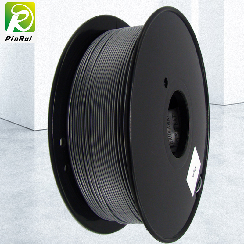 Pinrui Hoge kwaliteit 1kg 3D PLA-printer filament zilveren kleur