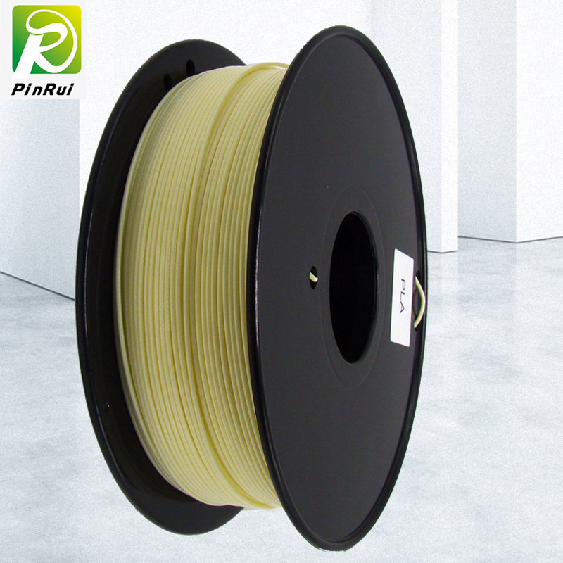 Pinrui hoge kwaliteit 1kg 3D PLA-printer filament gele 9140c kleur