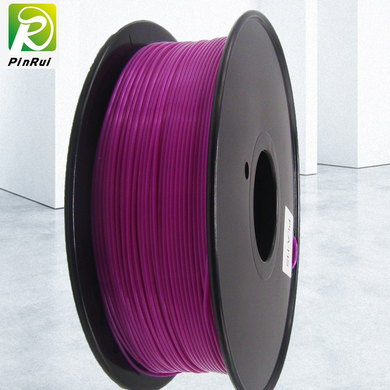 Pinrui Hoge Kwaliteit 1kg 3D PLA-printer filament transparante paarse kleur