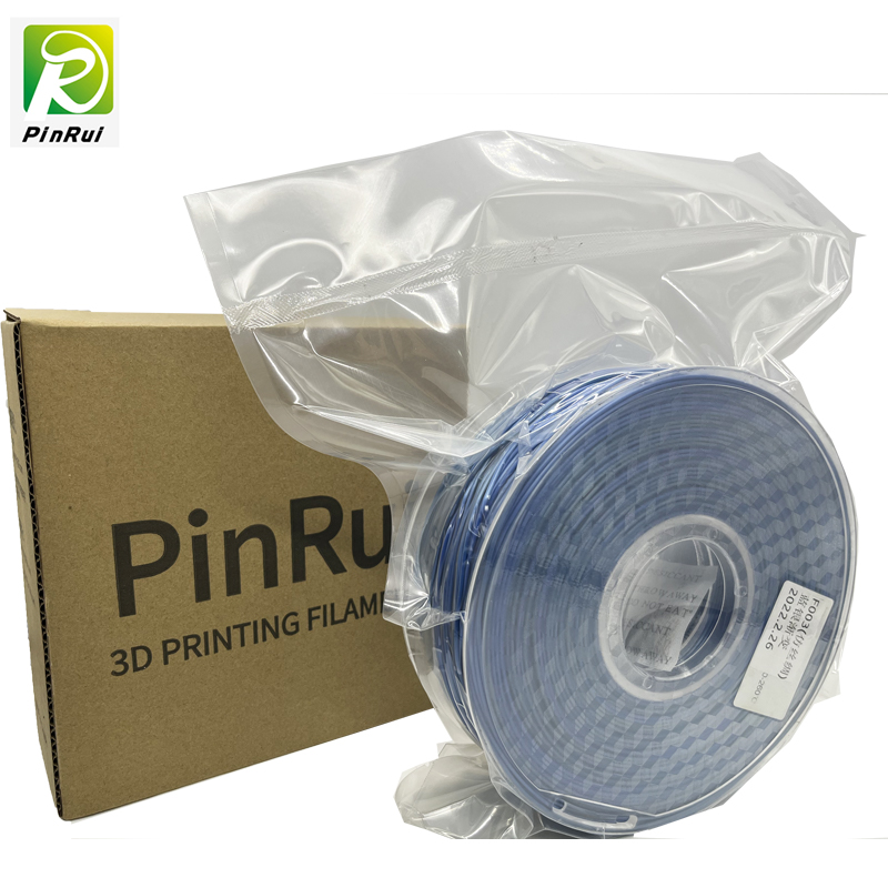 Pinrui Hoge Kwaliteit Blue-Silver Rainbow 1.75mm 3D Printer PLA-gloeidraad