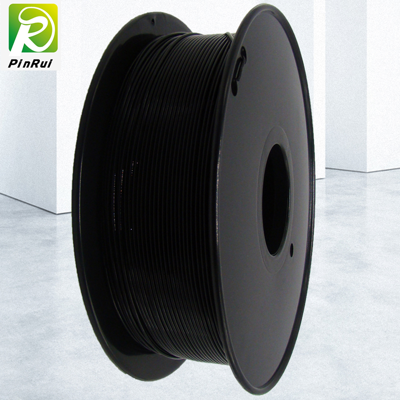 Pinrui 3D -printer 1.75mmpetg Filament zwarte kleur voor 3D -printer