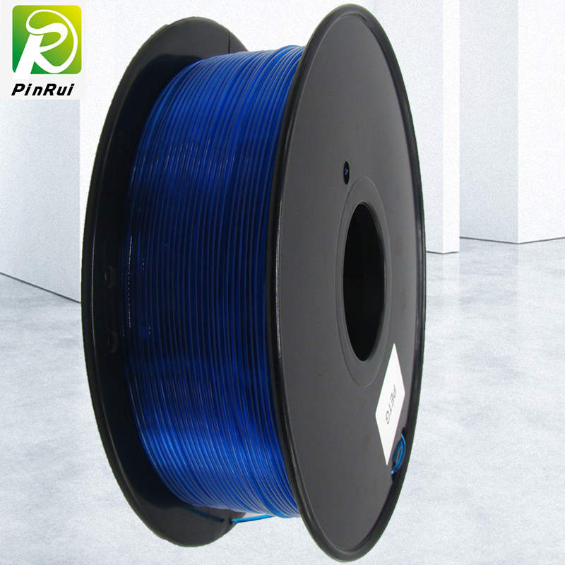 Pinrui 3D -printer 1.75mmpetg Filament blauwe kleur voor 3D -printer