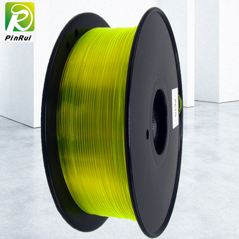 Pinrui 3D -printer 1.75mmpetg Filament gele kleur voor 3D -printer